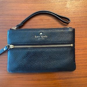Black Kate spade clutch/wallet